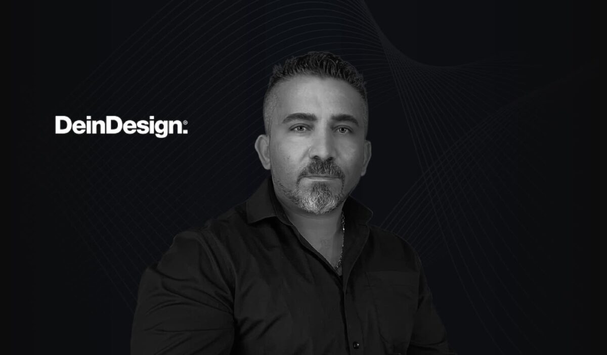 Mehmet Erguen mit DeinDesign Logo